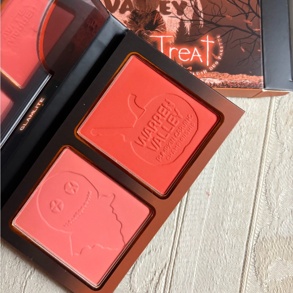 Glamlite Trick 'r Treat Sam Blush Palette Duo BNIB
